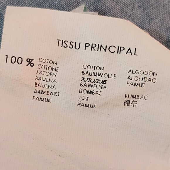 Promod Blue Chambray Beaded Strappy Maxi Dress w/ Pockets - Picture 9 of 9